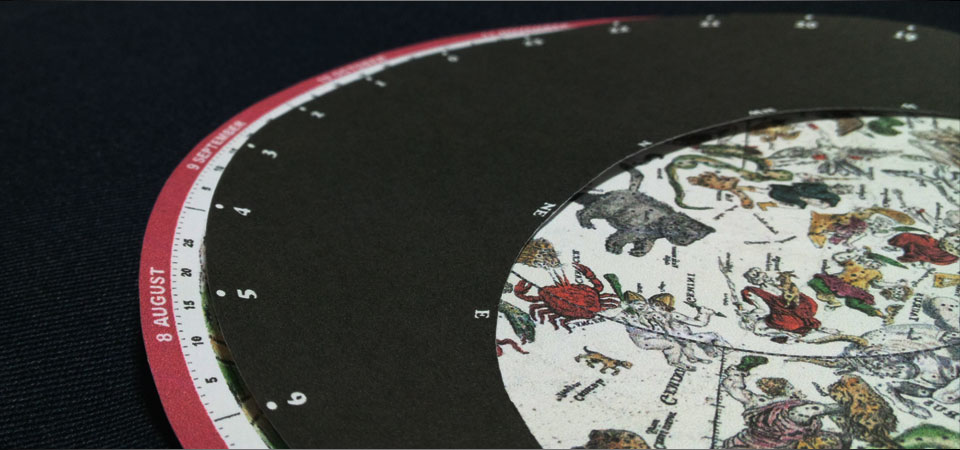 古星図の星座早見盤 シーン02 Witの古星図