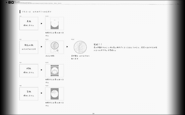 【１分コース】　はさみで1つ切るだけ｜星月夜の星座早見盤の作り方